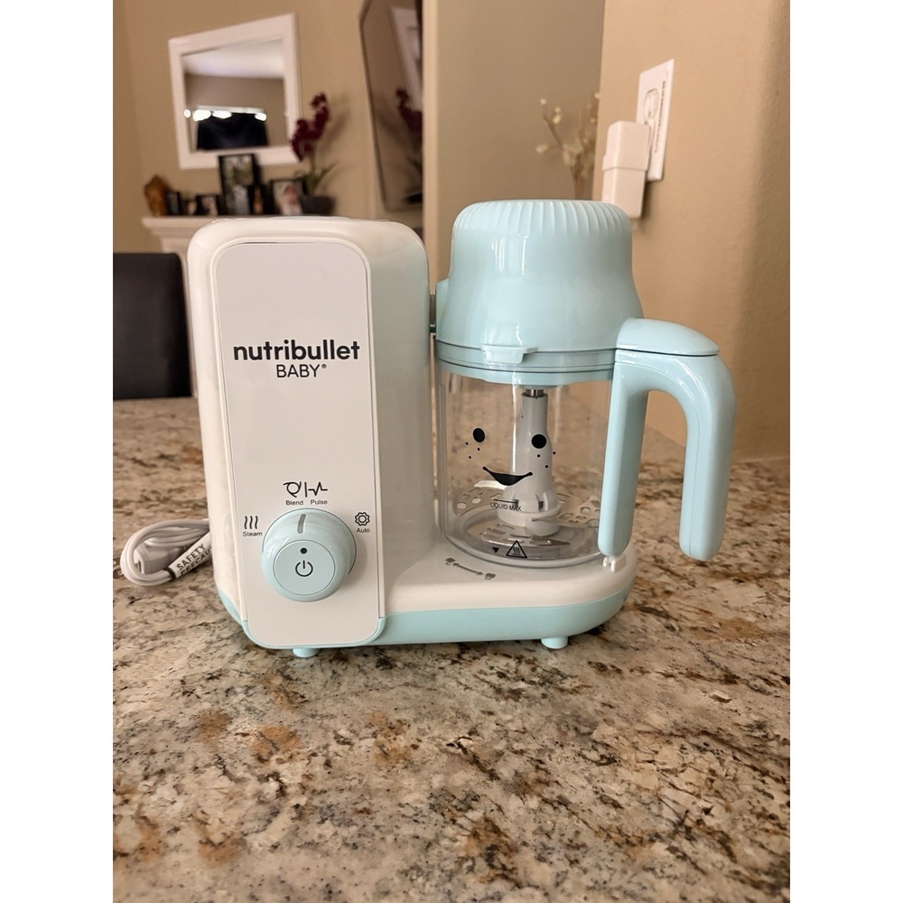 Nutribullet Baby Steam & Blend All in One Food Maker-  Blue White - Tested